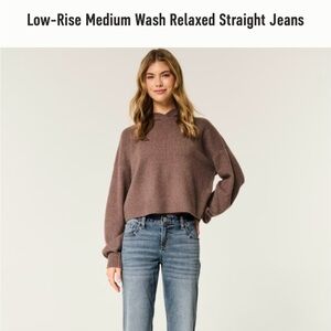 Hollister Women's Straight Leg Blue Jeans